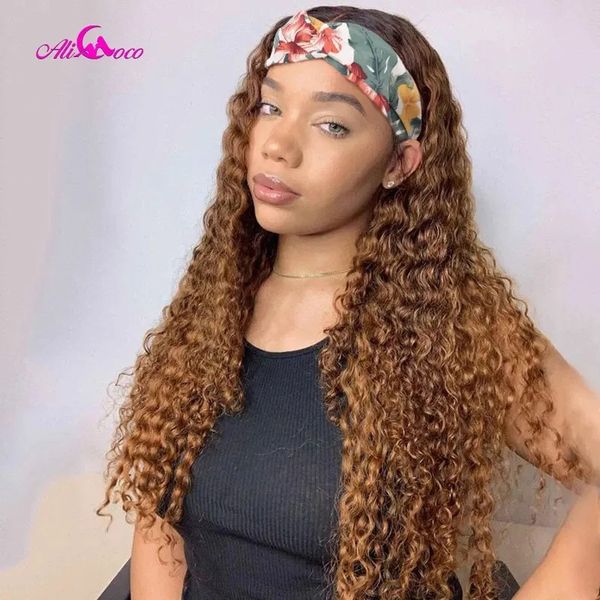 

13x4 Red Color 180% Curly Human Hair Wigs for Women 99J Bury Transparent Deep Wave Lace Frontal Wig Synthetic, Natural color