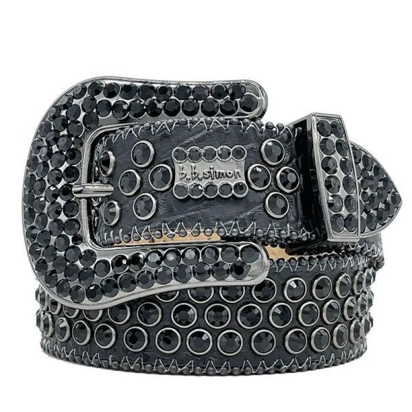 

2024 Designer Belt Men Women Bb Simon Belt Luxury Retro Needle Buckle BeltS 20 Color Crystal diamond B i B i