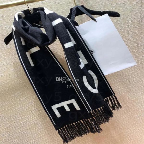 

Designer Scarf Cotton Long Scarves Fashion Luxury Necks Winter Wool Scarves Women Wraps Striped Plaid letter Printed headscarves size