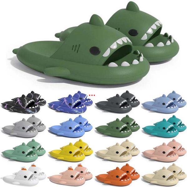 

Designer Free Slides Shipping Sandal Shark Slipper Sliders for Men Women GAI Sandals Slide Pantoufle Mules Mens Slippers Trainers Flip Flops Sandles Color86 145, Grey