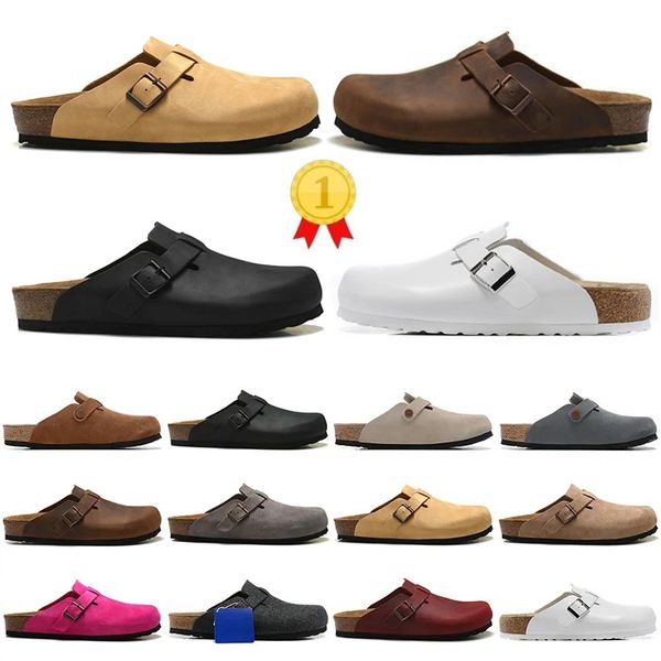 

Arizonas White Suede Taupe Brown Black Clogs Slippers Men women Leather Buckle Strap Summer Flip Flops Grey Blue Orange Pink birkinstocks Slide, 11