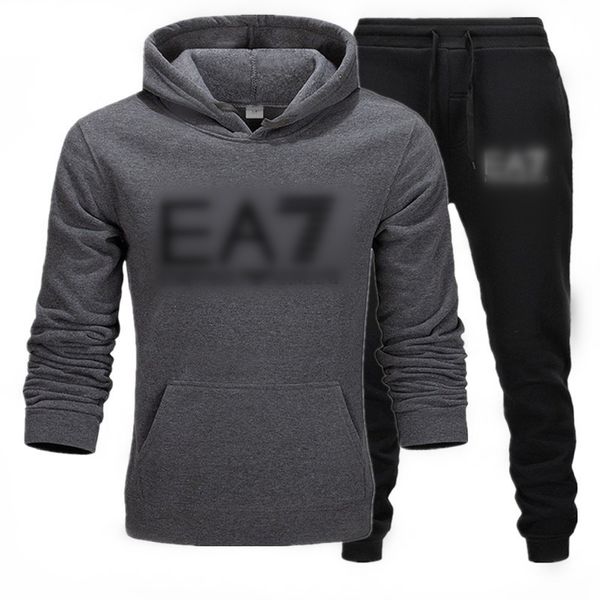 

Black 2024 Hoodie Designers Mens Tracksuits Sweater Trousers 2 Piece Set Streetwear Sweatshirts Sports Suits