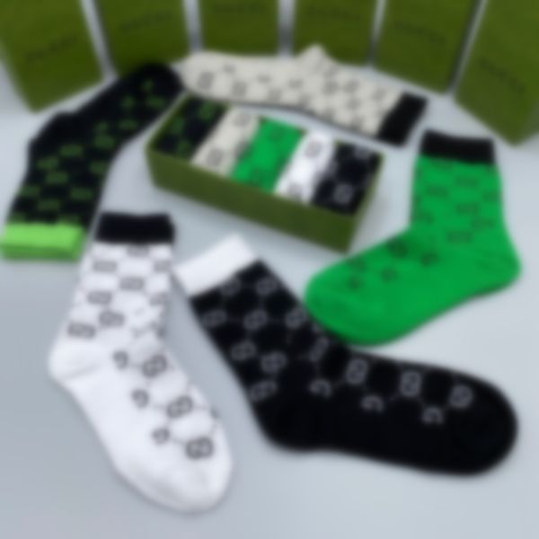 

mens socks High Quality Socks Women Men Cotton All-match Classic Ankle Breathable Stocking Black White Mixing Football Basketball Sports Sock