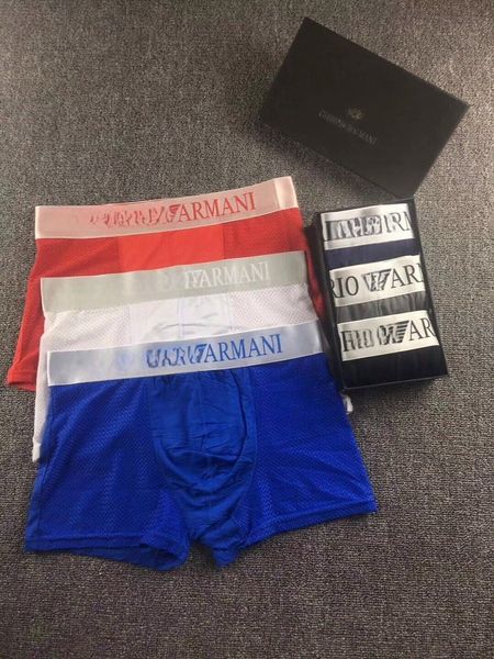 

Mens Underpants Fashion Boxer Men Mix Color Underwear Letter Printing Underpant Comfortable Wear Print Under-pant Men's Everyday Underwears Wholesale