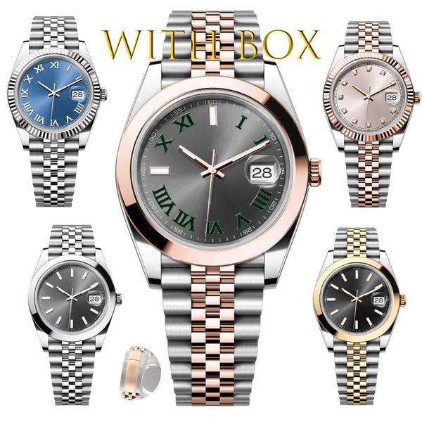 

Mens Watch 2024 Appointment Designer Mens Watch Cleaning Factory Automatic 36mm 41mm Luxury Watch Original Buckle Bracelet Stainless Steel dial with box a Sapphire, Color41
