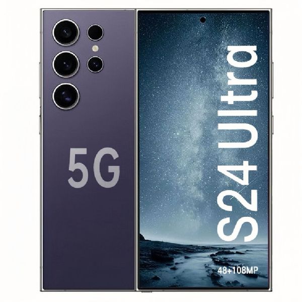 

Inch 6.8 S24 Full Touch Sceen 5G Cell Phone 512 1TB S23 Ulta Oiginal Facial Unlocked Smatphone Mobile Phones Camea s, Purple