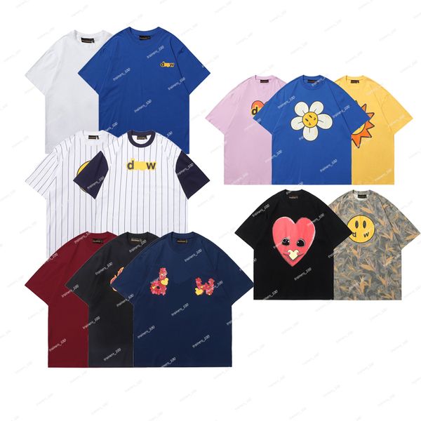 

Men Women Summer T-shirt Daily Wear Couple T-shirt Outdoor Casual Fashion Trend Sunny Colorful Couple Black Blue Pink White, Beige