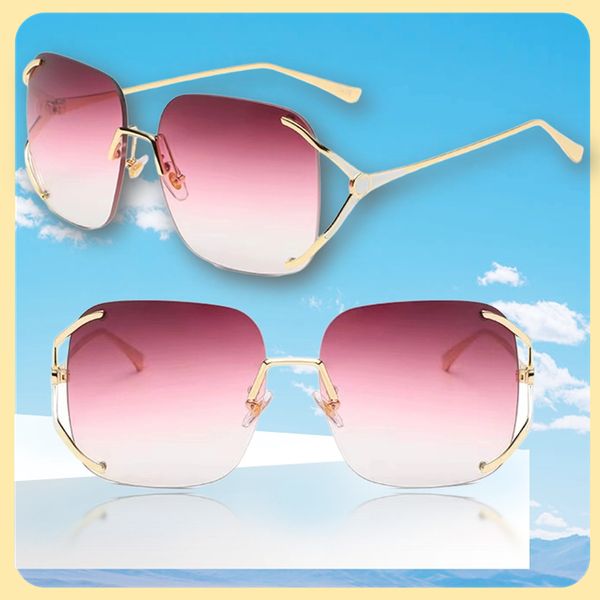 

Designer Sunglasses Women's Men's sunglasses Luxury frame suitable for beach party street trends Radiation Protection Anti-UV400