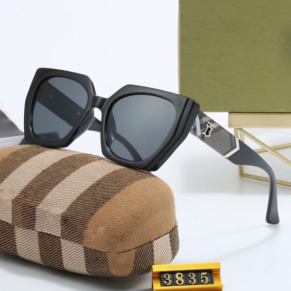 

Retro Mens Sunglasses Designer Sunglasses Casual Glasses for Women Optional Polarized UV400 Protection Lenses Letters sun glass