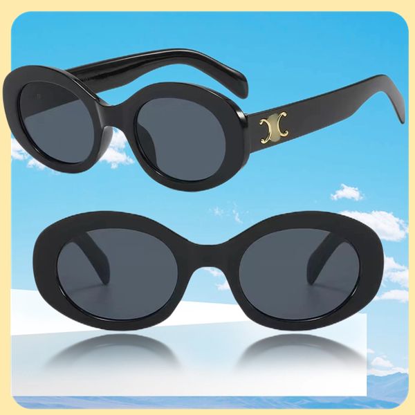 

Fashion Designer CEL Brand Women's Small Squeezed Frame Oval Glasses Premium Anti-UV 400 Polarized Sunglasses Radiation Protection Protect eyes