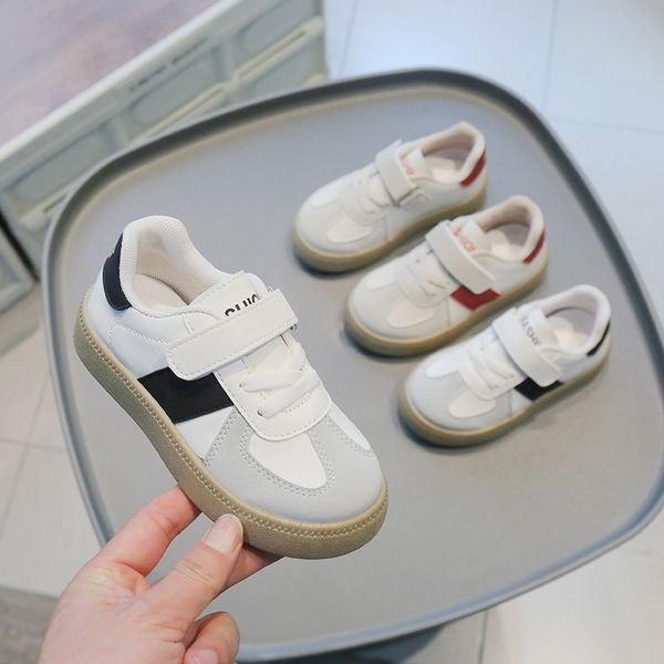 

Sports Children Shoes Spring Autumn New Kids Sneakers Boys Sports Shoes PU Spliced Girls Flat Shoes Children Running Shoes Soft Soled Baby Sports Toddler Shoes, Red