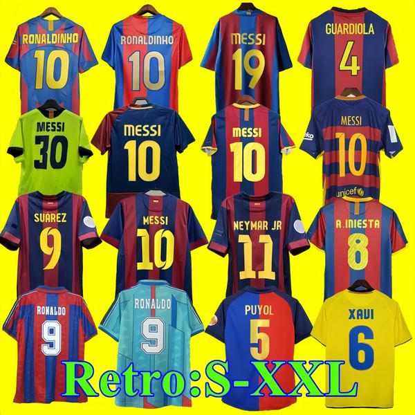

Retro BarcelonaS soccer jersey 96 97 03 04 05 06 07 08 09 10 11 14 15 XAVI RONALDINHO RIVALDO GUARDIOLA PUYOL Iniesta maillot de football t shirt 1899 1999 DAVID VILLA S-2XL, 08/09 away
