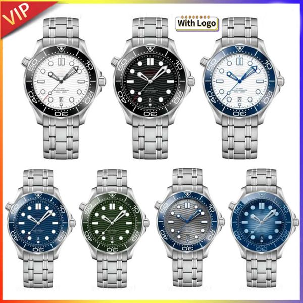 

Luxury mens watch 42mm high-quality watch Sea master watch designer mens watch stainless steel strap sapphire glass waterproof king watch, Taupe