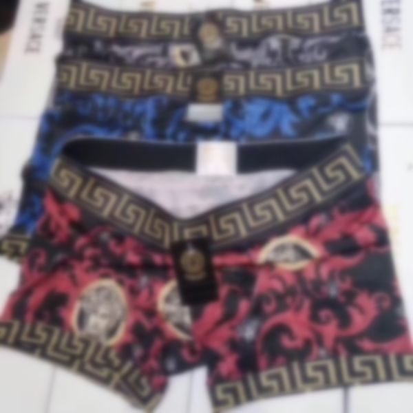 

New hot cotton Underwear Boxers Soft Breathable Letter Underpants Shorts Design Tight Waistband men