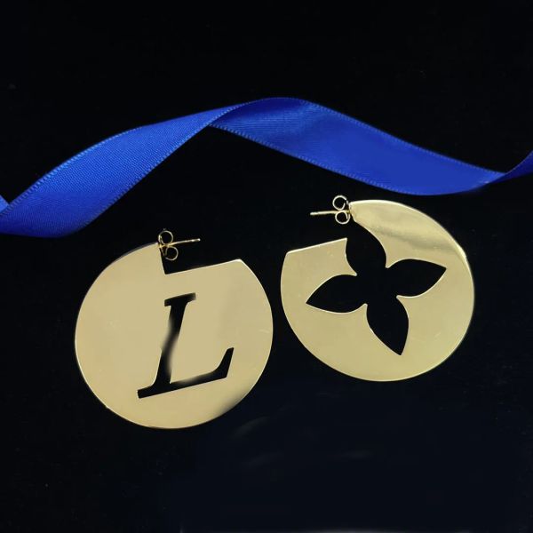 

Classic Luxury Brand Designer Women Girl Elegant Crystal Earrings Designers Letter Ear Stud Gold Silver Plated Round Flower Earring Wedding Party Jewerlry Gift