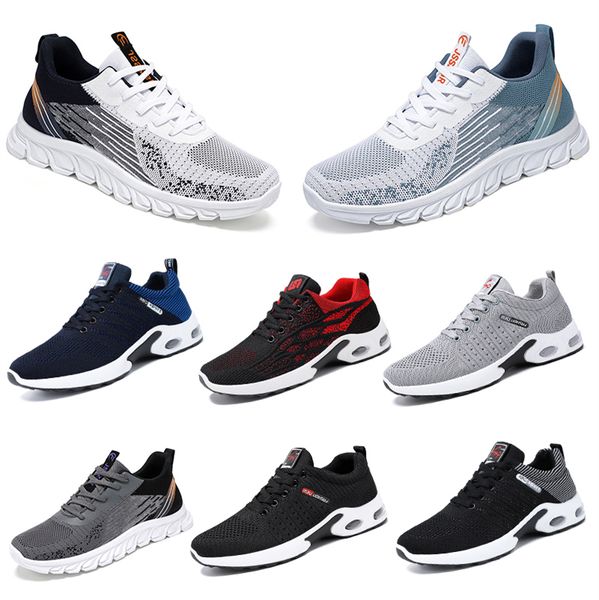 

Women Running Men New Hiking Flat Shoes Soft Sole Fashion White Black Pink Bule Comfortable Sports D23 GAI 748