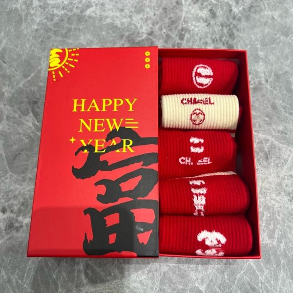 

designer 2024 luxury Designer Mens Womens Socks Four Pair Luxe Sports Winter Mesh Letter Printed Sock Embroidery Cotton Man Woman