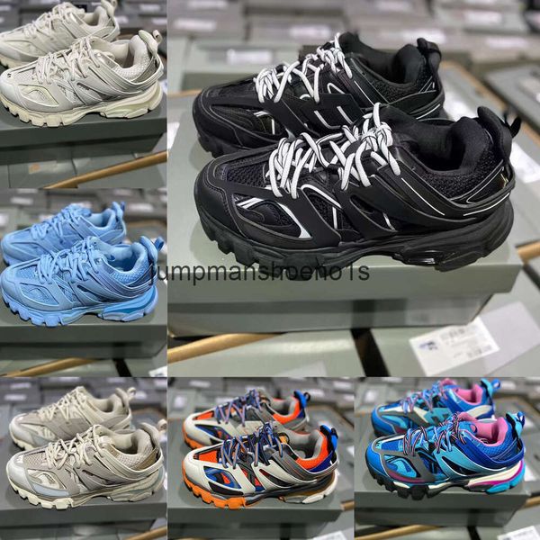 

Brand Designer Luxury Men Women Casual Shoes Track 1 3 3.0 Triple White Black Sneakers Tess.s. Gomma Leather Trainer Nylon Printed Platform Trainers Shoe