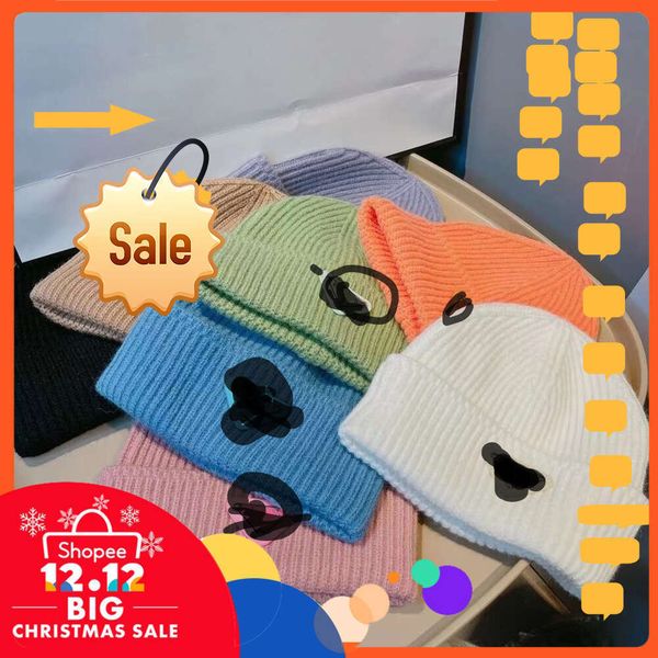 

2Ball Caps Fashion Luxury beanies designer Winter Bean men women design knit hats fall woolen cap letter jacquard Unisex 100% Cashmere letter leisure Skull0121222w