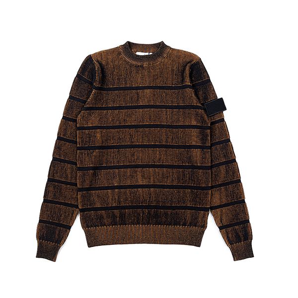 

Mens Designer Sweater Topstoney Autumn Winter New Woman Men Sweaters pullover Italy style causal Thin couple outdoor classic hoodie striped vintage sweater, Yellow