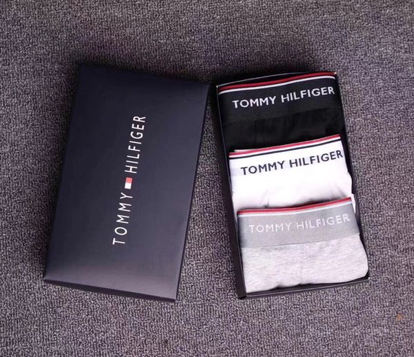 

Underpants 3Pcs/Lot Sexy Designers Men Underwear Cotton Gay Boxer Shorts Boxers Mens, Quantity 3=one box