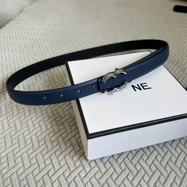 

Womens belt designer Color buckle belts for woman 2.5cm width Classic thin leather Size 95-115cm White Brown Black Blue Red Beige Letters smooth buckle fashion belt