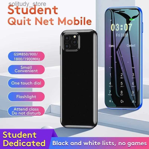 

Cell Phones SERVO Touch Button Mobile Phone 1.44-inch HD Dual Screen Sim FM Radio Bluetooth Dialing Speed Dialing Blacklist Unlocking 2G GSM Phone Q240312, Blue