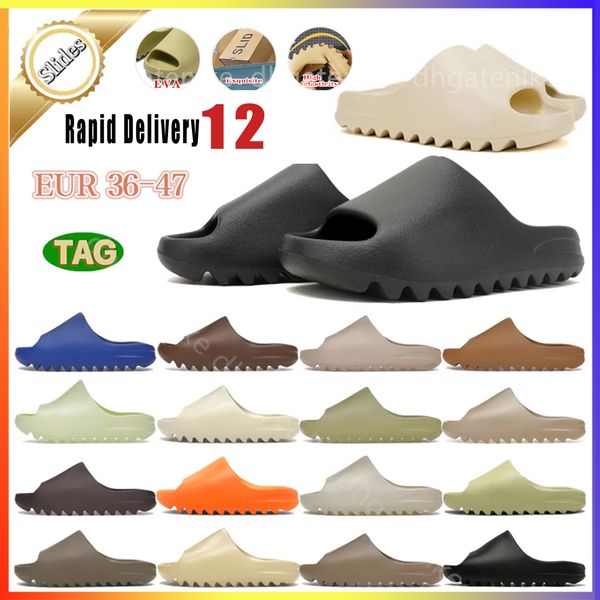 

Onyx Slides Sandals Designer Slipper Men Women Slippers Core Earth Brown Bone Black Orange Soot Outdoor Fashion Slide Mens Womens Sandal, Gold