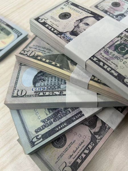 

Copy Money Actual Currency Size Paper Pieces/package 100 High Free American Quality Atmosphere Bar 1:2 BEST Party Supplies Props Pm