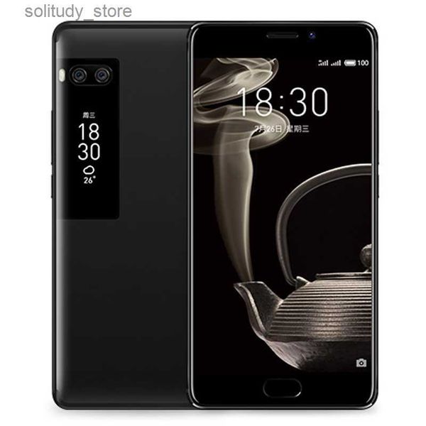 

Phones Cell Meizu Pro 7 4G LTE Mobile Phone 4GB RAM 64GB/128GB ROM MTK Helio X30 Deca Core Android 5.2 Q240312 B 6B/128GB, Gold