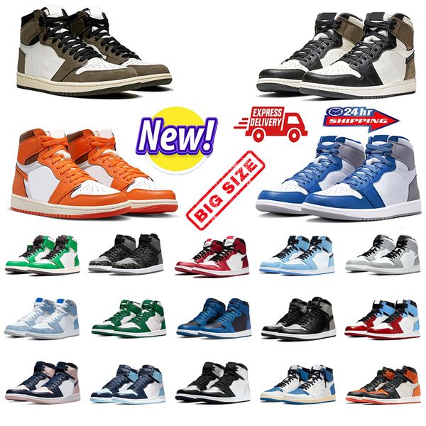 

1 high Basketball Shoes 1s Sneakers Black White Metallic Blue Satin Panda Gorge Heritage Blue Phantom Satin Bred Patent Mens Trainer Canary, Dark navy