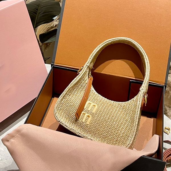 

Beach Bag Luxury Tote Bags Summer Straw Large Capacity Totes Designer Woman Handbag Fashion Shopping Bag Casual Handbags Purses High Quality, Black2