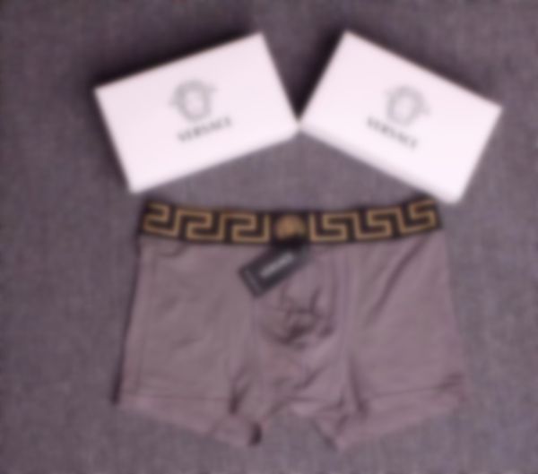 

boxers for men Men's underwear boxers breathable pattern underpants Shorts Pants 3 pieces/box, White