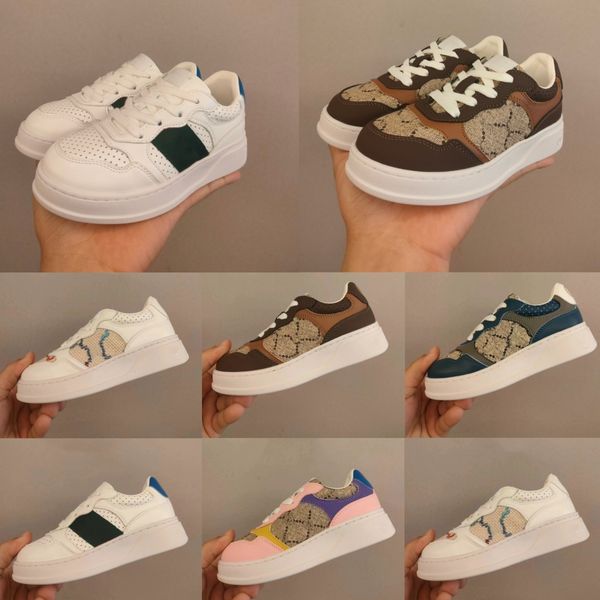 

Kids Sneaers Ace Toddler Shoes Platform Boys Low Tennis Trainers Children Girls G Letter Printed Kid Shoe Youth Casual Designer Brand Vintage Luxury Brand, Multi-color