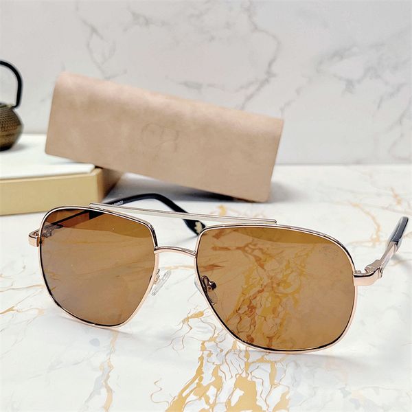 

CAVALLO BIANCO Aviation Polarized Sunglasses for Men Polaroid Stainless Steel Metal Italian Brand Design Oversized Golden Steampunk Driving Fishing Pilot CB954