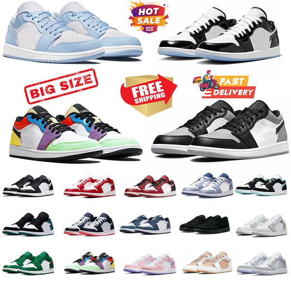 

Men Women 1 Basketball Shoes 1s Sneakers Metallic Phantom Reverse Mocha Satin Bred Patent Mens Trainer Canary, Light yellow