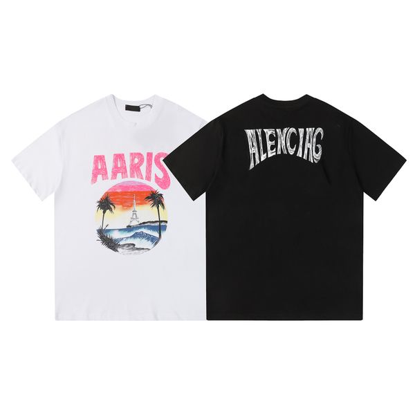 

New Aaris High quality designer fashion sports and casual t-shirts classic T-shirts for both men and women round-neck haikyuu designer t shirt, A14