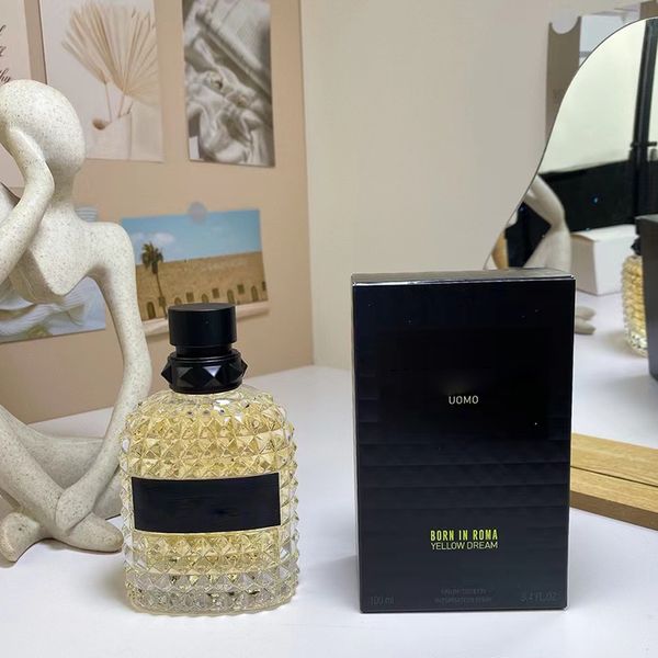 

Cologne for Men 100ML EDT Spray Brand Perfume YELLOW DREAM Classic Natural Long Lasting Pleasant Fragrance Male Sexy Charming Scent for Gift 3.4 fl.oz Wholesale