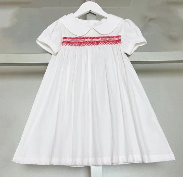 

Girls Kids Dress Flower Elegant Causal Princess Party White Dresses Children Clothing Birthday Wedding Party Baby Girl Dress