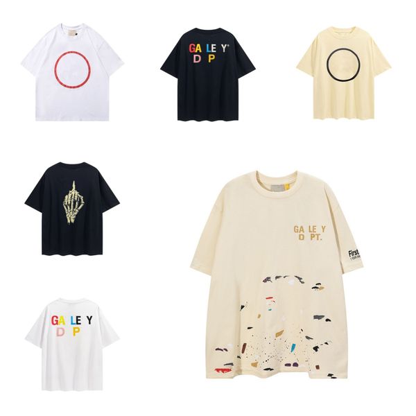 

gallerydept shirt T Shirt Men Designer Shirt Women tshirt Men Luxury shirt Gallerily Depts Womens Mens T Shirt Fashion Tide Brand Short Sleeve tee, Army green