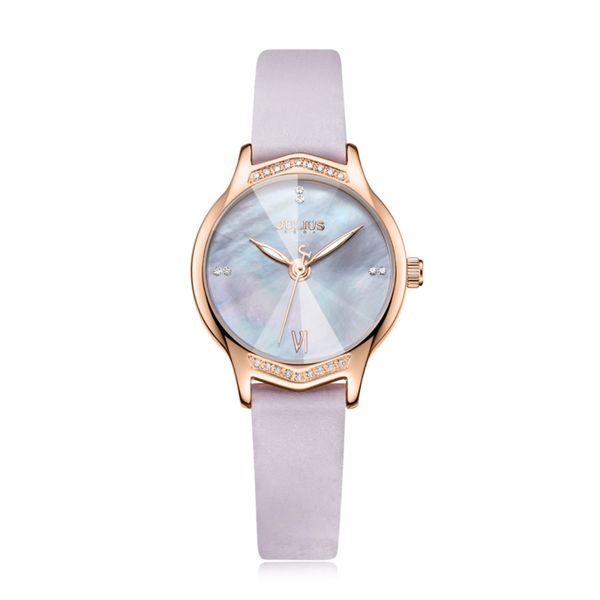 

Julius Watch JA-1155 woman designer relojes de lujo para mujeres women watches, Chocolate