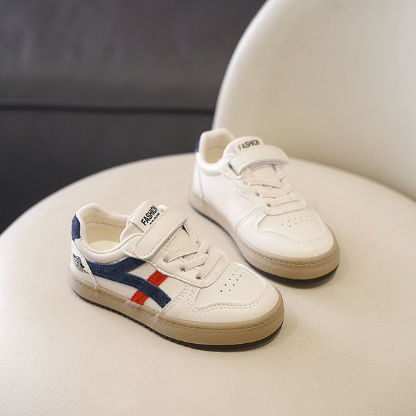 

High-quality Kids Sneakers 2024 Spring Autumn New PU Splicing Boys Running Non-slip Breathable Girls Children Casual Sports Shoes, Green