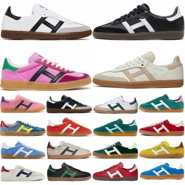 

designers shoes for men women og shoe Vegan Black White Gum spezial sneakers black white bright blue clear Pink Velvet dark green mens womans trainer, Color 3