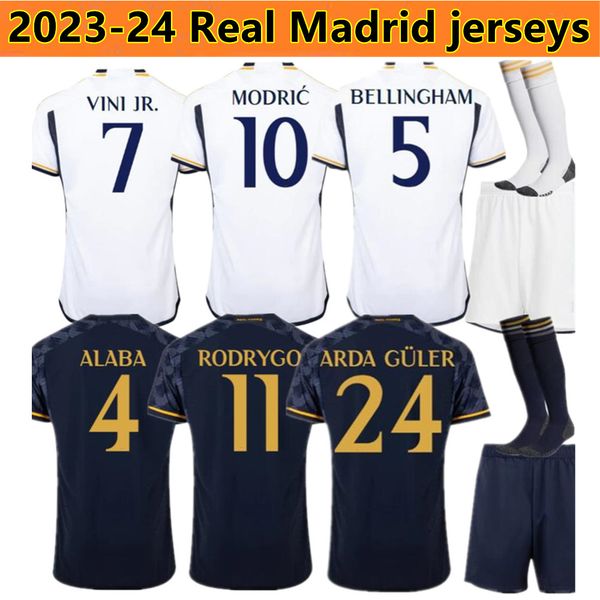 

23 24 BELLINGHAM VINI JR soccer jerseys MBAPPE Tchouameni 2023/24 football shirt Real Madrids CAMAVINGA Rodrygo MODRIC Camisetas men kids kit uniforms fans Version, Yellow