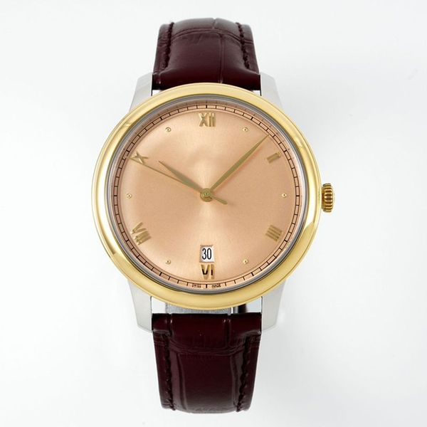 

Luxury Men's Watch Gold Diamond Round Dial 41mm Leather Strap Folding Buckle Sapphire Glass Luminous Automatic Mechanical Watch Montre de luxe homme Watch dhgate, Khaki