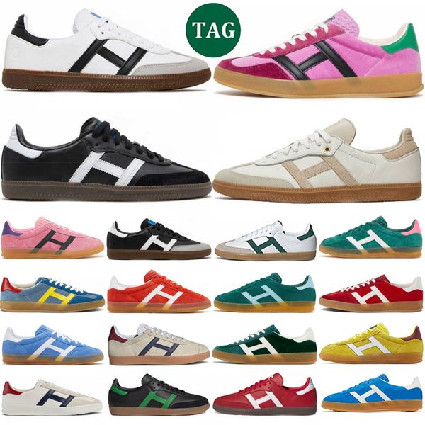 

designers shoes for men women og shoe Vegan Black White Gum spezial sneakers bright Dark blue clear red Pink Velvet dark green mens sport trainer, Color 22