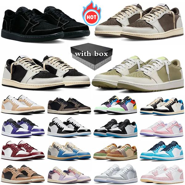 

With box Basketball Shoes Men Women Mens Trainers Sport Sneakers, Color 24