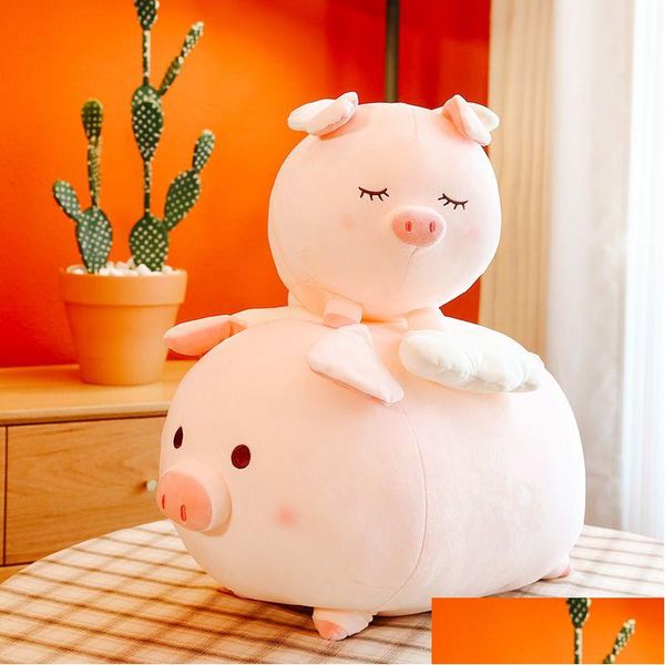 

Pillows Plush Cushions New Love Angel Pig P Toy Doll Down Cotton Soft Piglet Throw Pillow To Give Girl Comfort Wholesale Drop Delivery Otylg let illow, #2