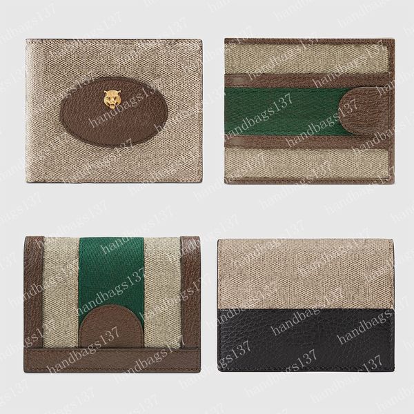 

2024 designer wallet mens short wallet lether women purse zippy wallet lady fold letters beige leather with box #GWS-15