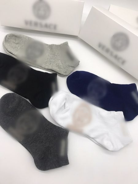 

2024 top quality sports socks couple tubesocks designer socks mens socks personality female designer socks for man and women 5pair/box, A2